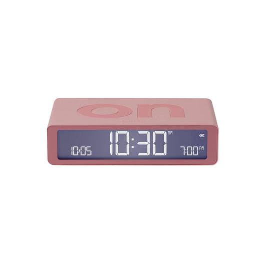 Lexon Flip Alarm Clock Pink