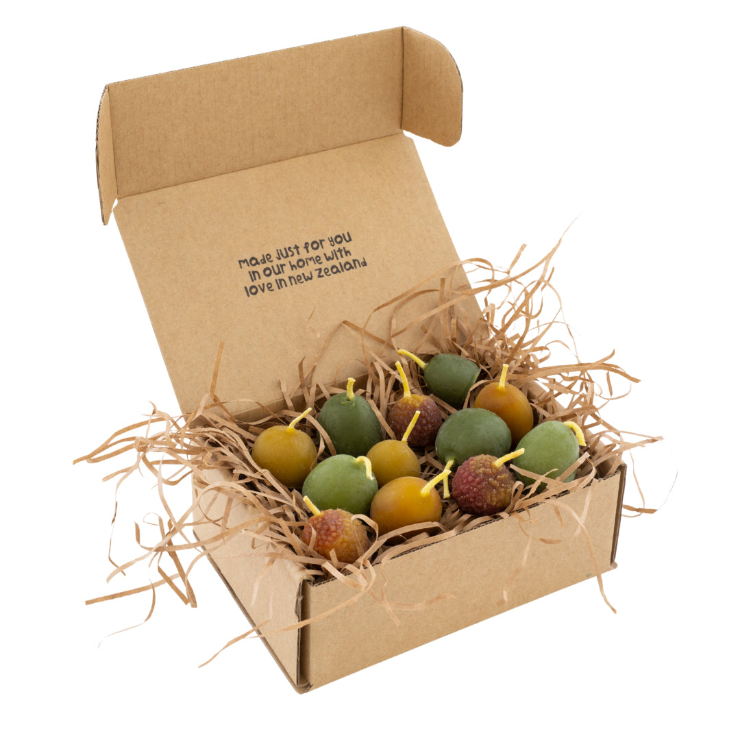 Poppy & Sage Lychee / Kiwiberry / Longan Box of Candles