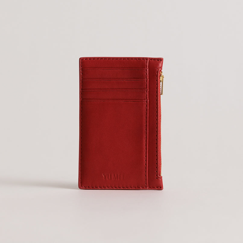 Yu Mei Frank Cardholder Lobster Red Lambskin