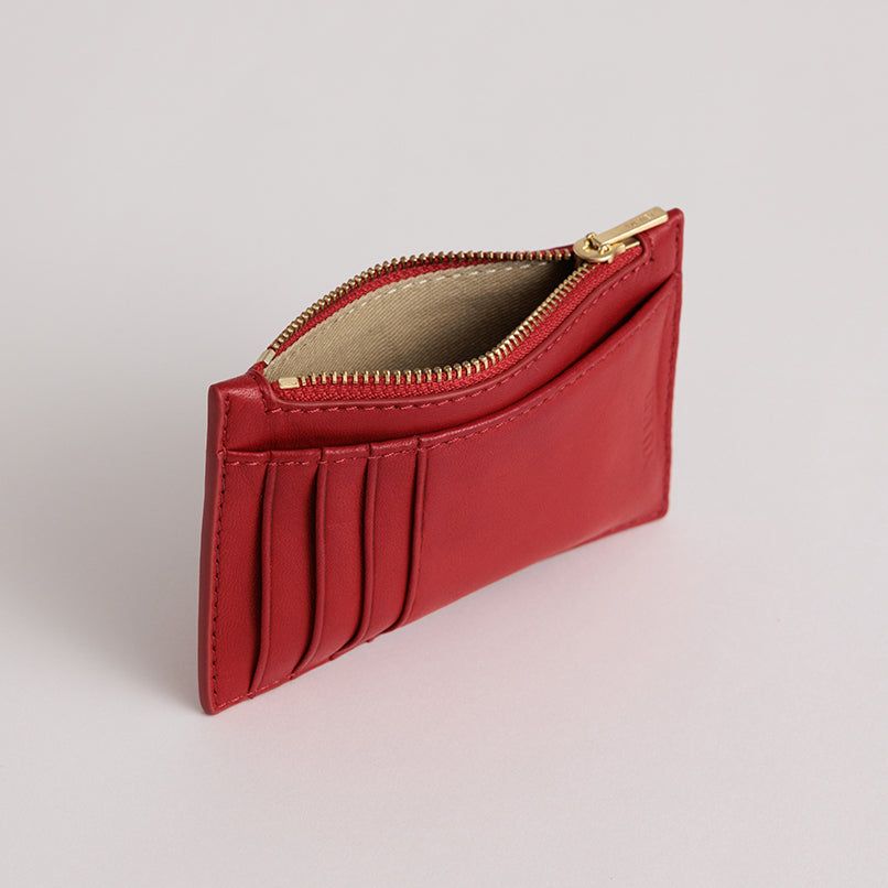 Yu Mei Frank Cardholder Lobster Red Lambskin