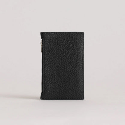 Yu Mei Frank Cardholder Black Deer Nappa