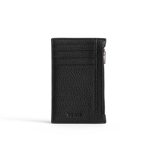 Yu Mei Frank Cardholder Black Deer Nappa