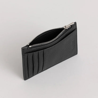 Yu Mei Frank Cardholder Black Deer Nappa