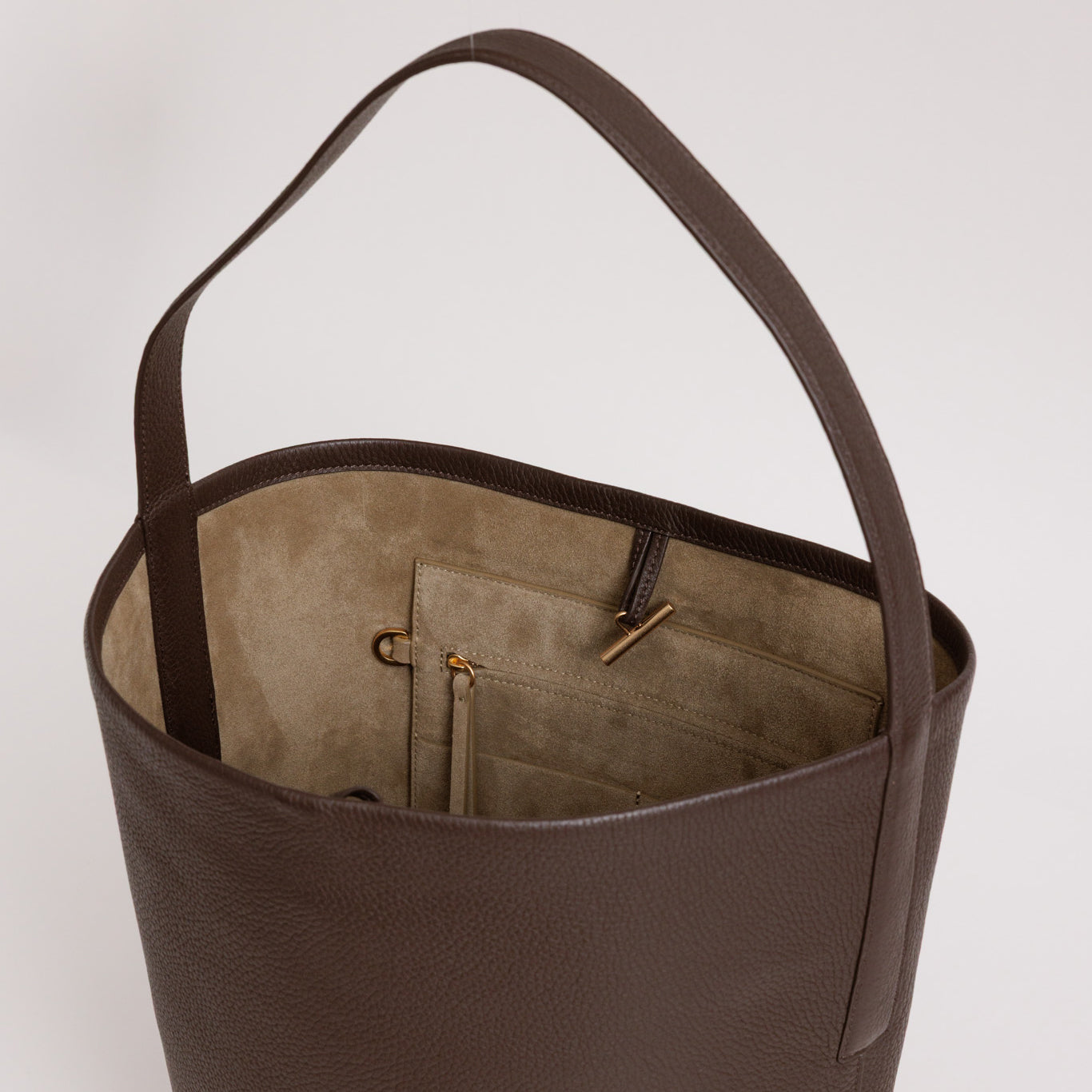 Yu Mei Teresa Tote Molasses Deer Nappa