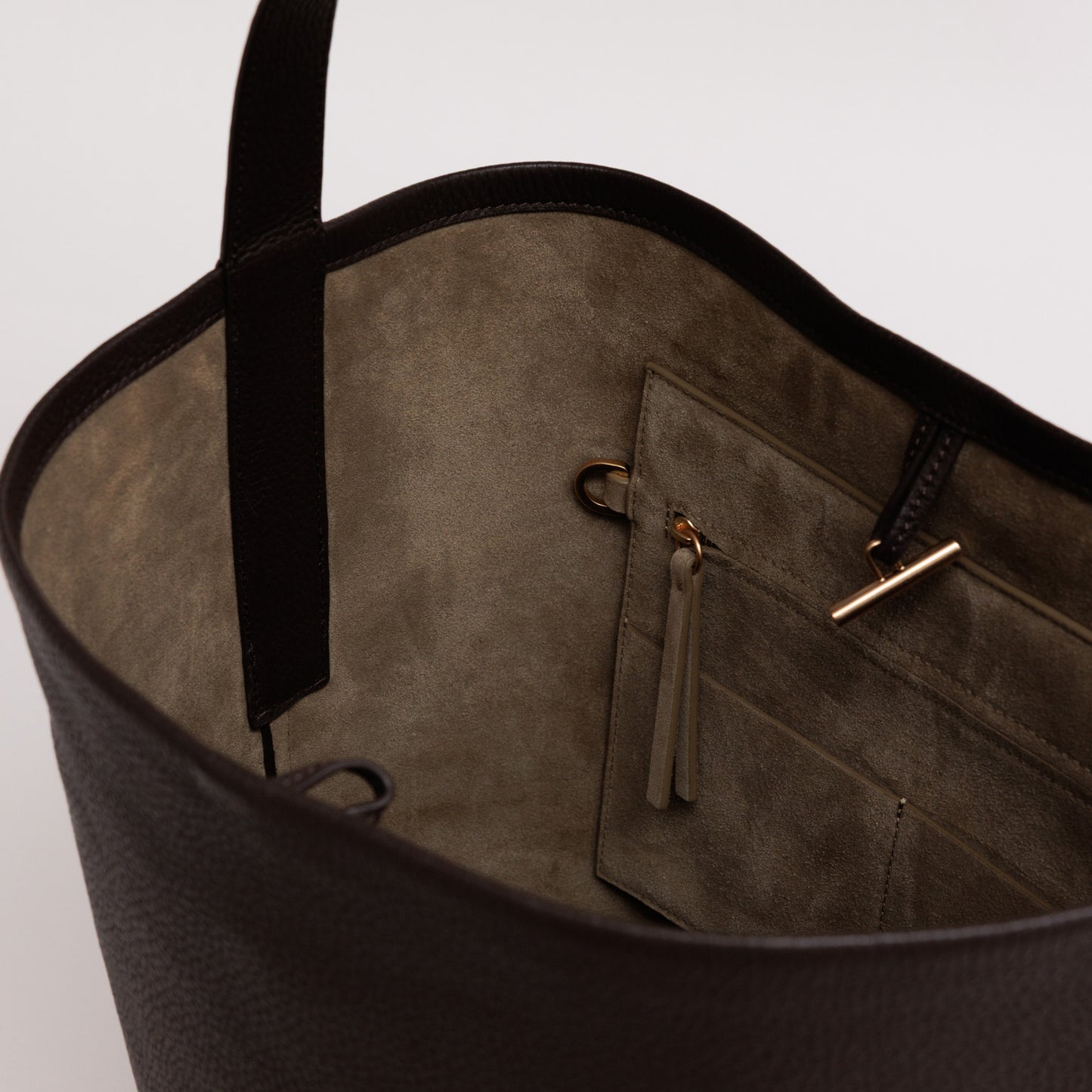 Yu Mei Teresa Tote Molasses Deer Nappa