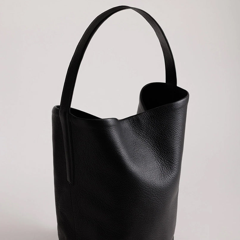 Yu Mei Teresa Tote Black Deer Nappa