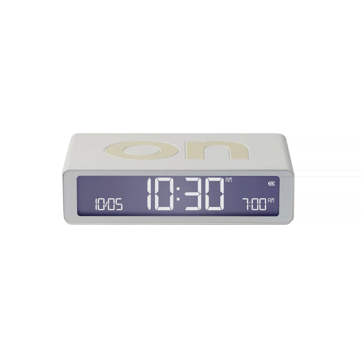 Lexon Flip Alarm Clock White