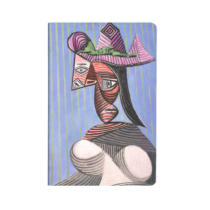 Picasso Buste de Femme au Chapeau Rayé Notebook