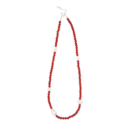 Prairie Pansy Necklace - Red