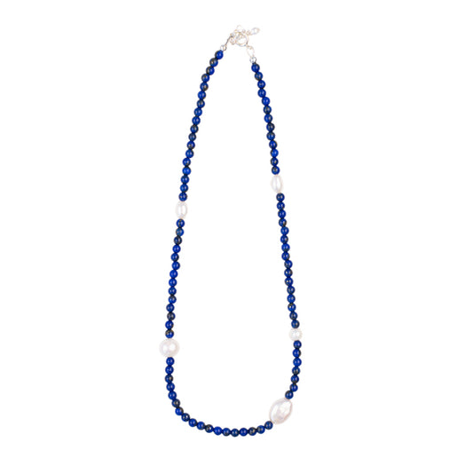 Prairie Pansy Necklace - Dark Blue