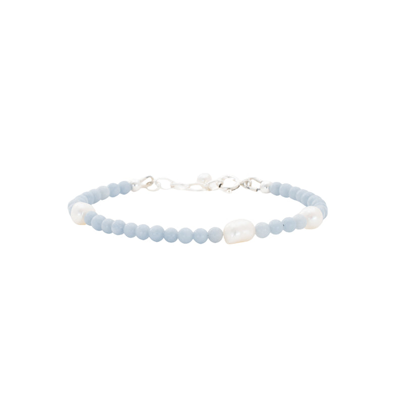 Prairie Pansy Bracelet - Pale Blue