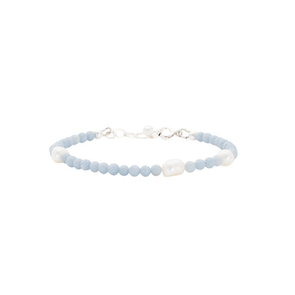 Prairie Pansy Bracelet - Pale Blue