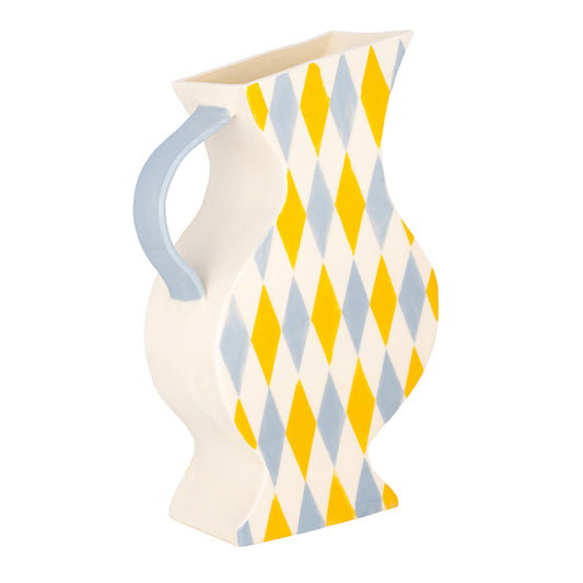 Formantics Harlequin Vessel Yellow & Blue