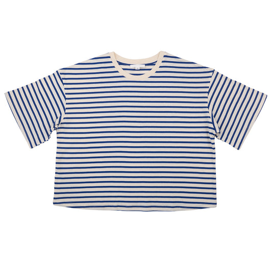 Sophie Store Boxy Striped T-shirt Ivory