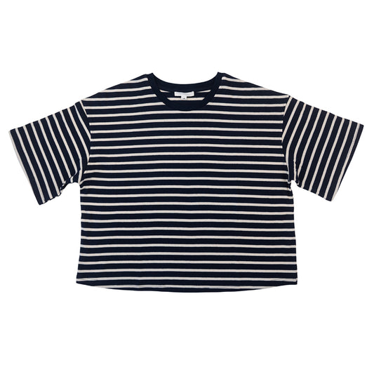 Sophie Store Boxy T-shirt Ivory Stripe