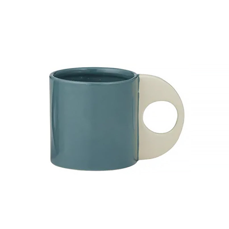 Orb Mug Sage with Ivory Handle