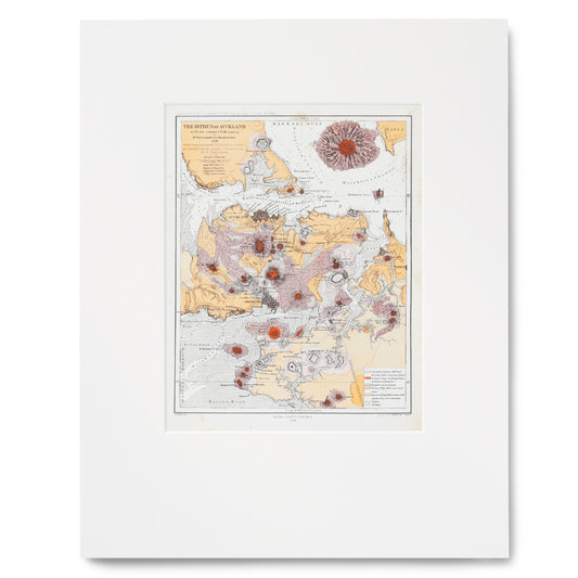 Isthmus of Auckland Print