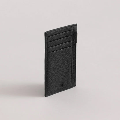 Yu Mei Frank Cardholder Black Deer Nappa
