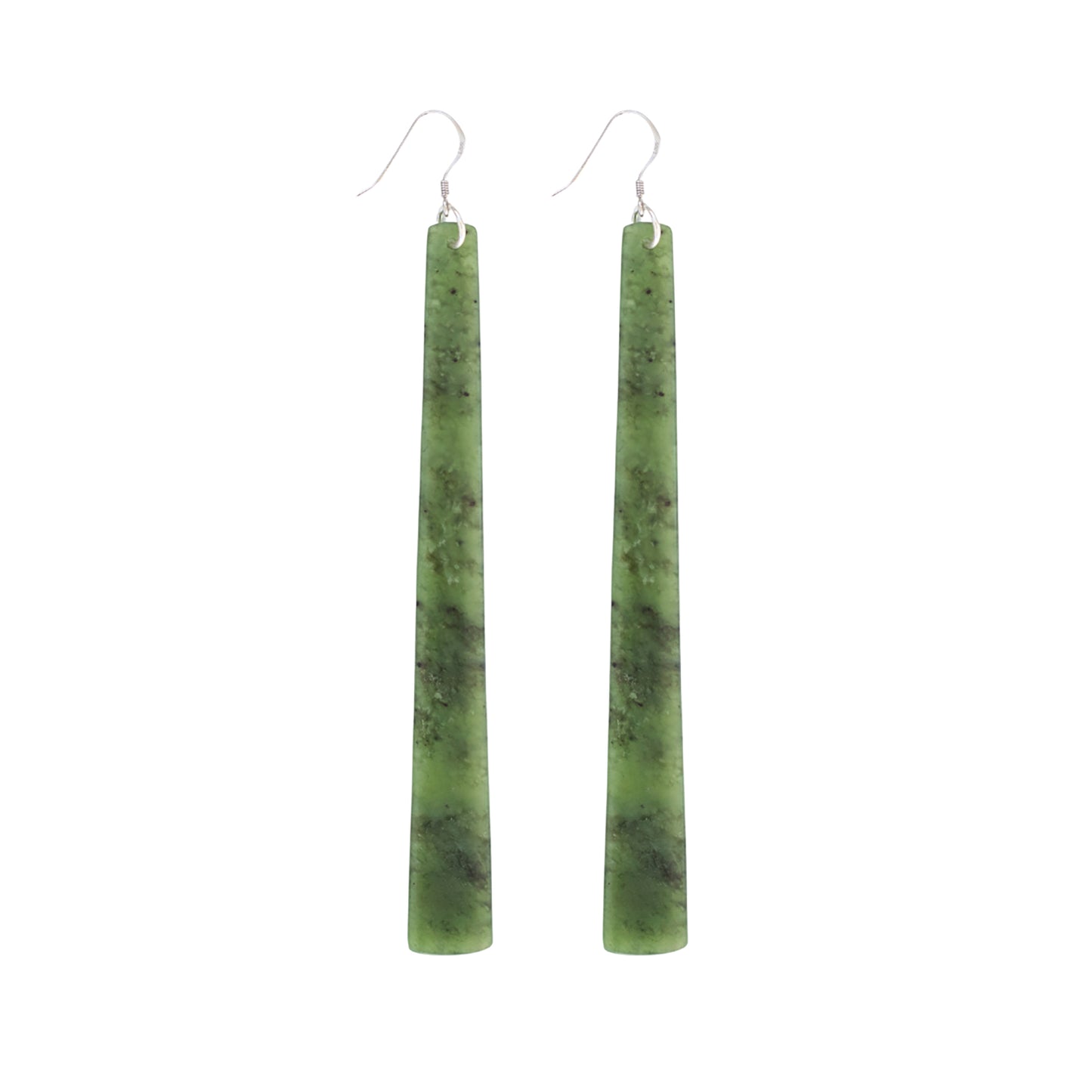 Sands Studio Long Square Pounamu Earrings