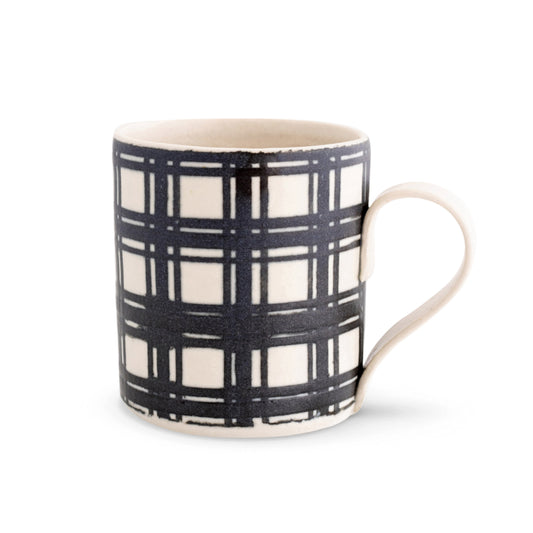 Plaid Ceramic Mug