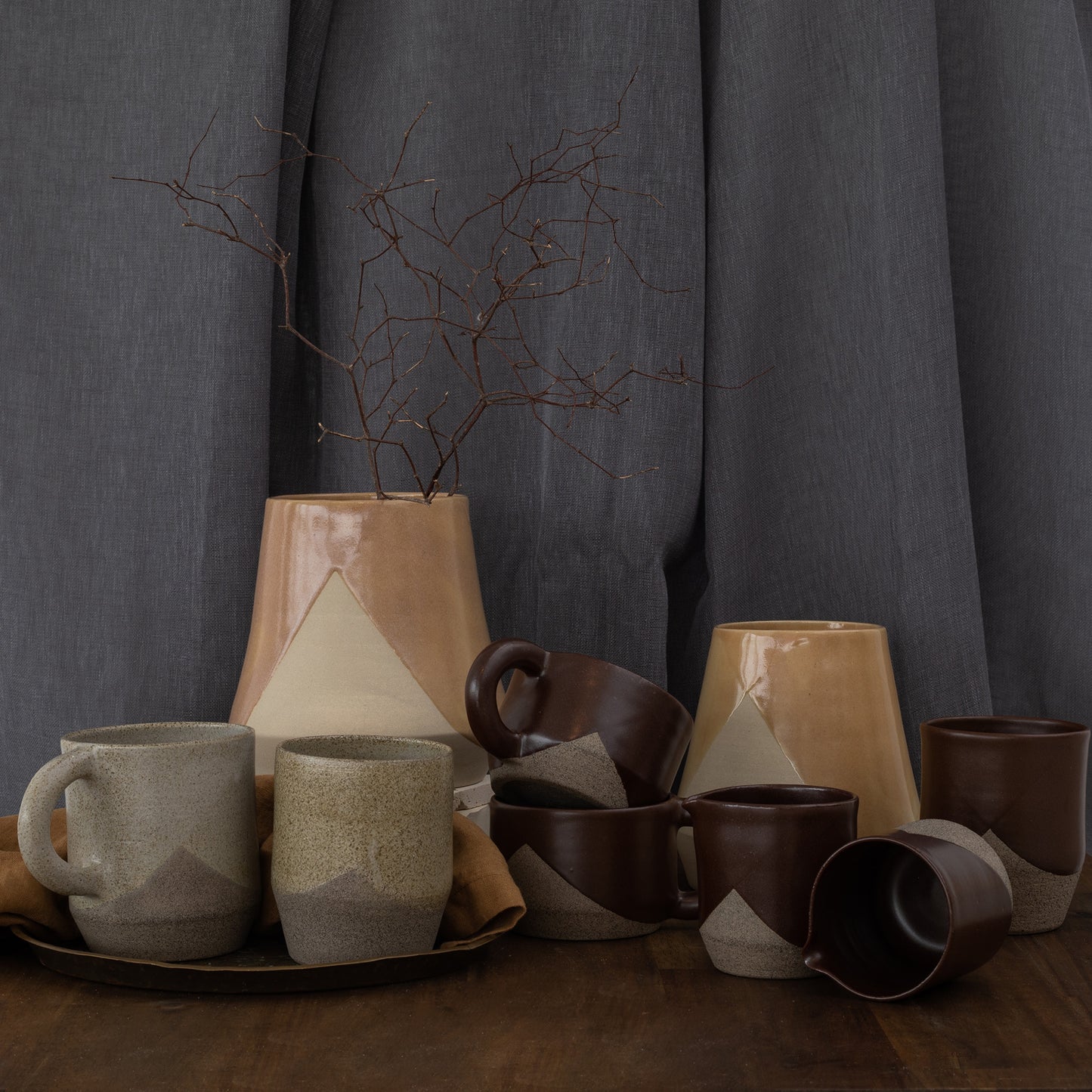 Thea Ceramics Short Mug Hōrua - Auckland Art Gallery Shop