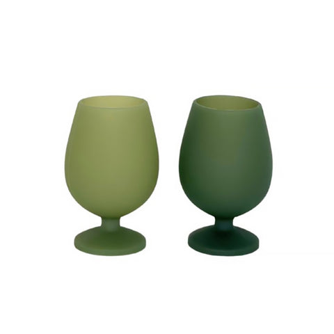 Sage and Olive Silicone Wine Set