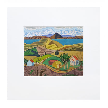 Rita Angus Central Otago Print