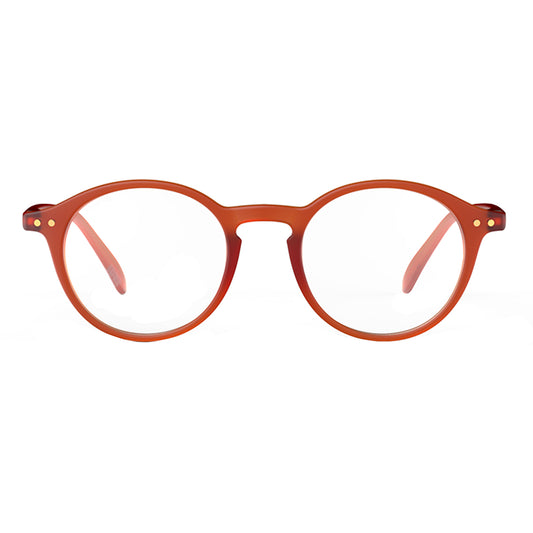 Heavy Red Reading Glasses Style D