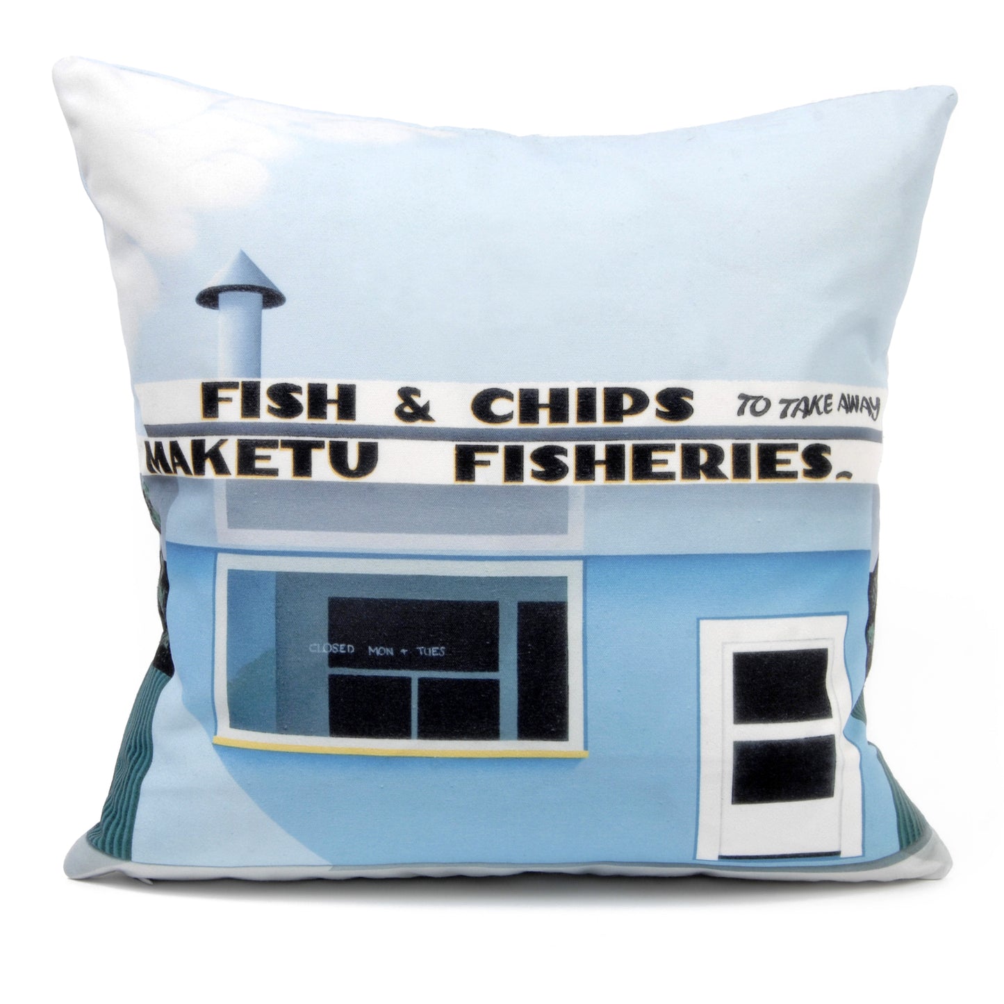 Robin White Maketu Cushion Cover