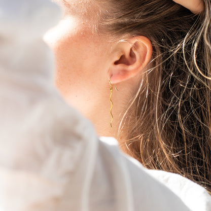 Charlotte Penman Kau Spinel Earrings Gold