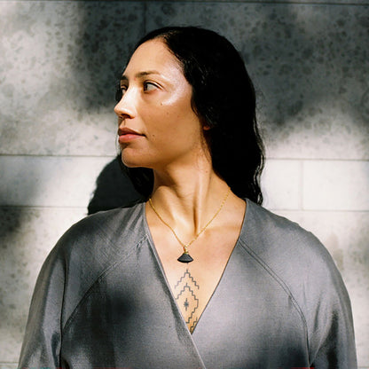 Charlotte Penman x Sands Studio Pīwakawaka Necklace Gold