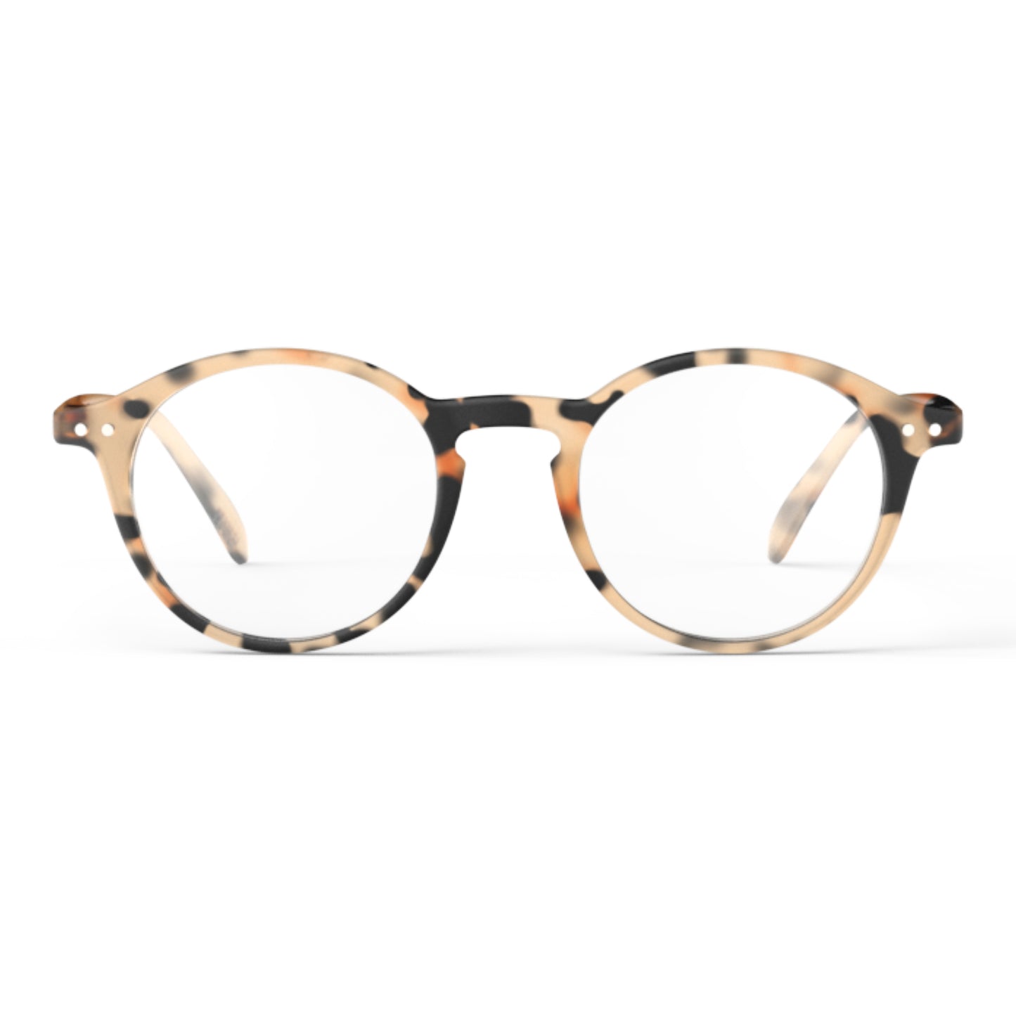 Light Tortoise Reading Glasses Style D