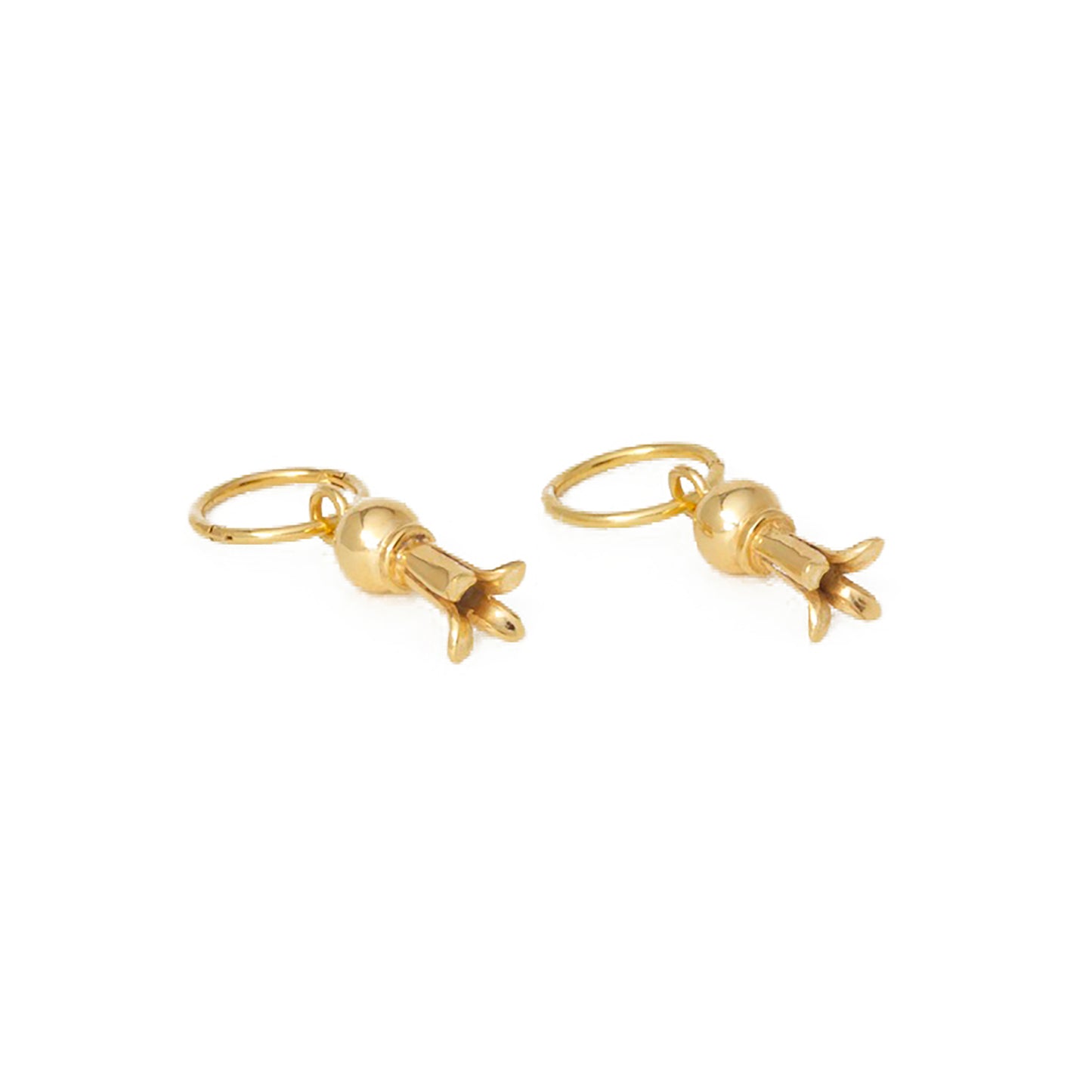 Bebe Granada Gold Hoops