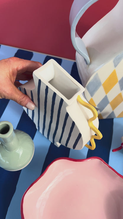 Formantics Breton Vessel with Yellow Handle