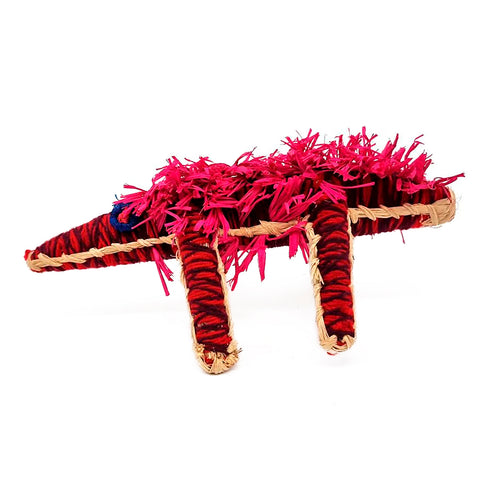 Priscilla McLean Pink Tjilkamarta Woven Sculpture