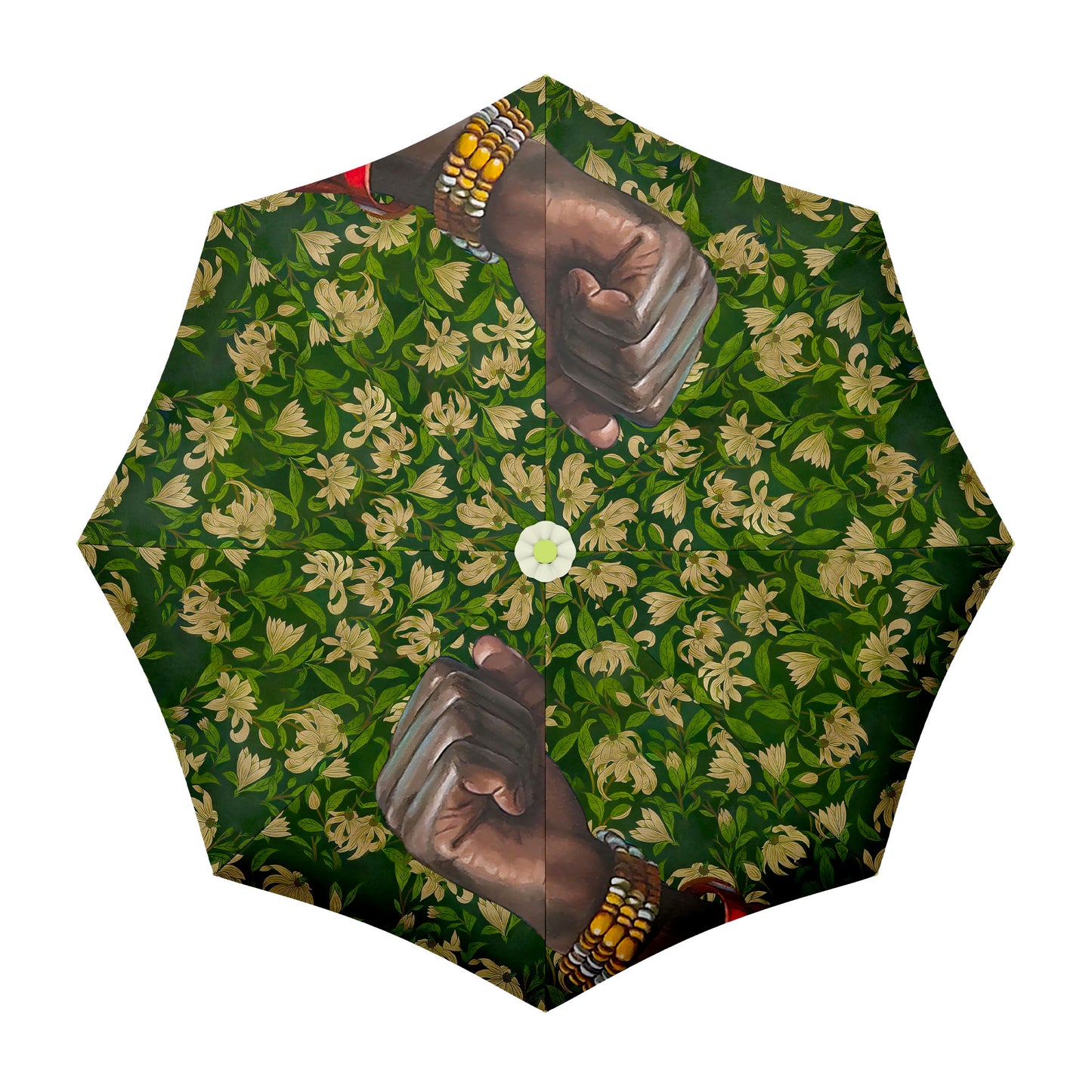 Kehinde Wiley Green Leaf Umbrella