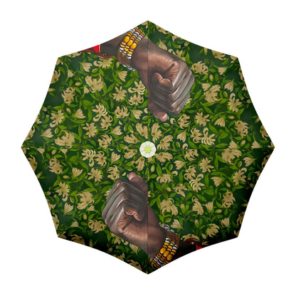 Kehinde Wiley Green Leaf Umbrella