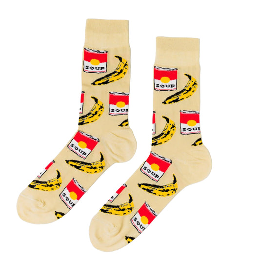 Pop Art Socks Cream