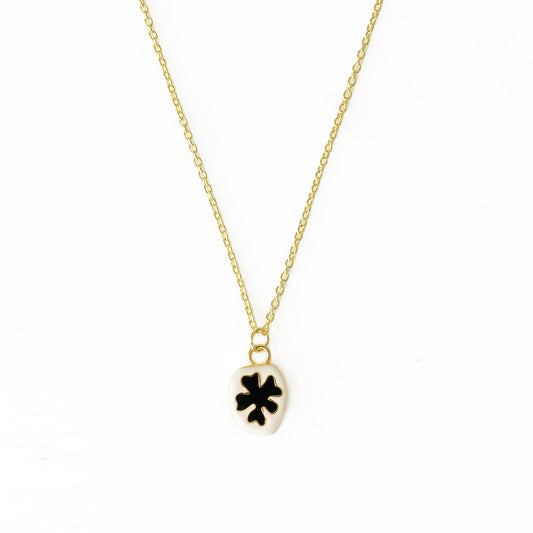 Gold Rose Pendant Necklace