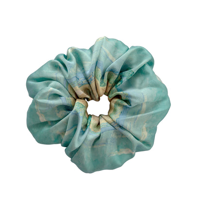 Van Gogh Wheat Fields Scrunchie Mulberry Silk
