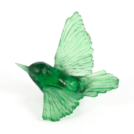 Emerald Tomtit Glass Bird