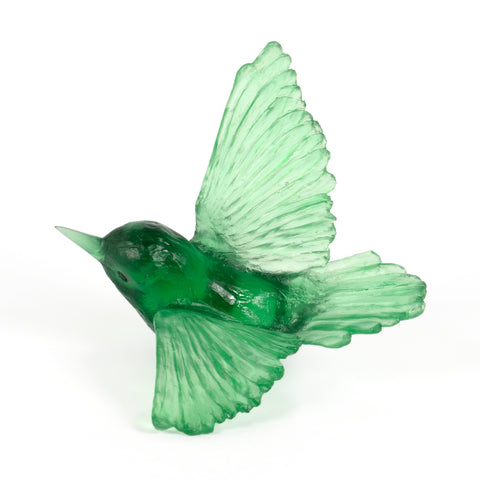 Emerald Tomtit Glass Bird