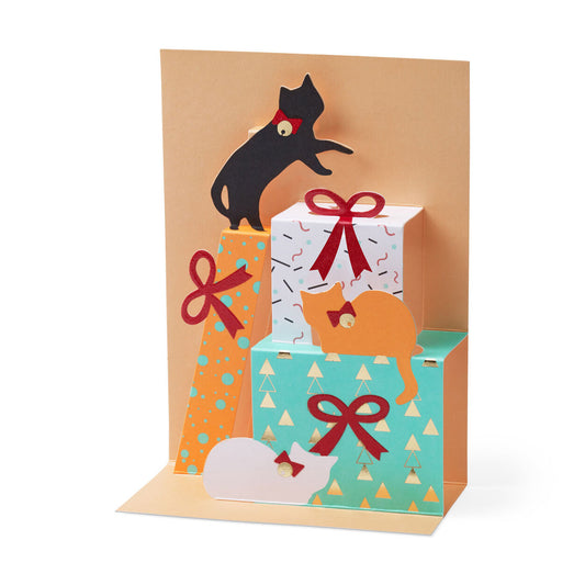 MoMA 3D Card Pack Festive Feline