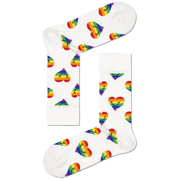 Pride Hearts Happy Socks