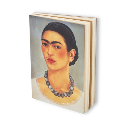 Frida Kahlo Self-Portrait with Necklace Notebook