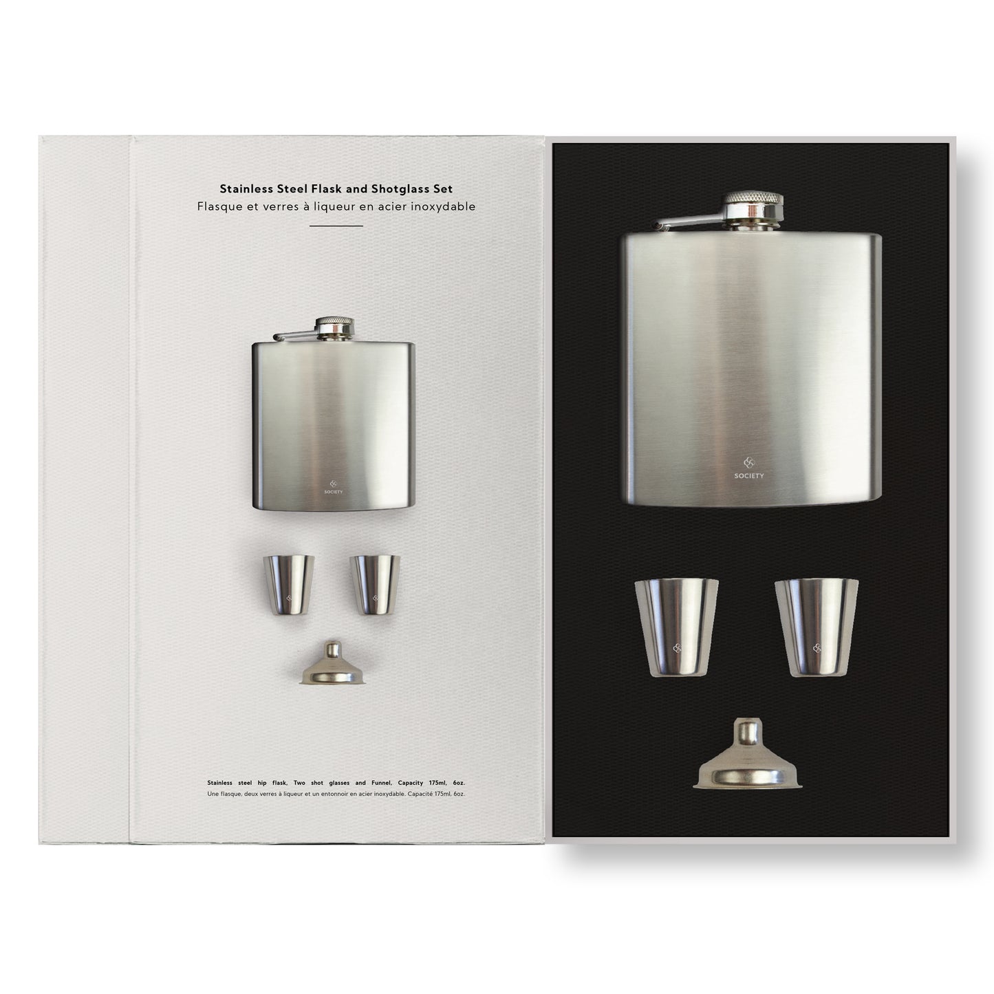 Flask and Shot Glass Set