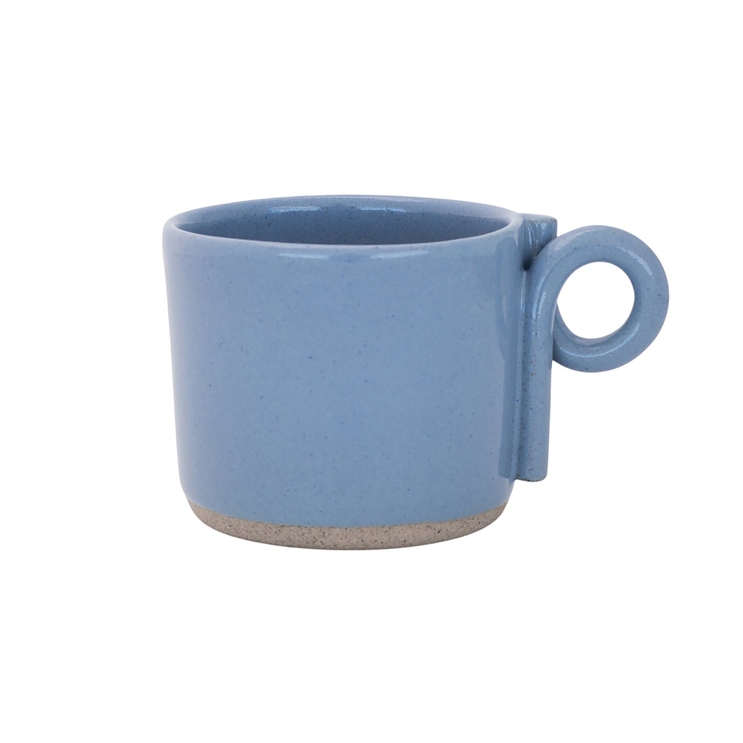 Leach Studio Curly Handle Mug Blue