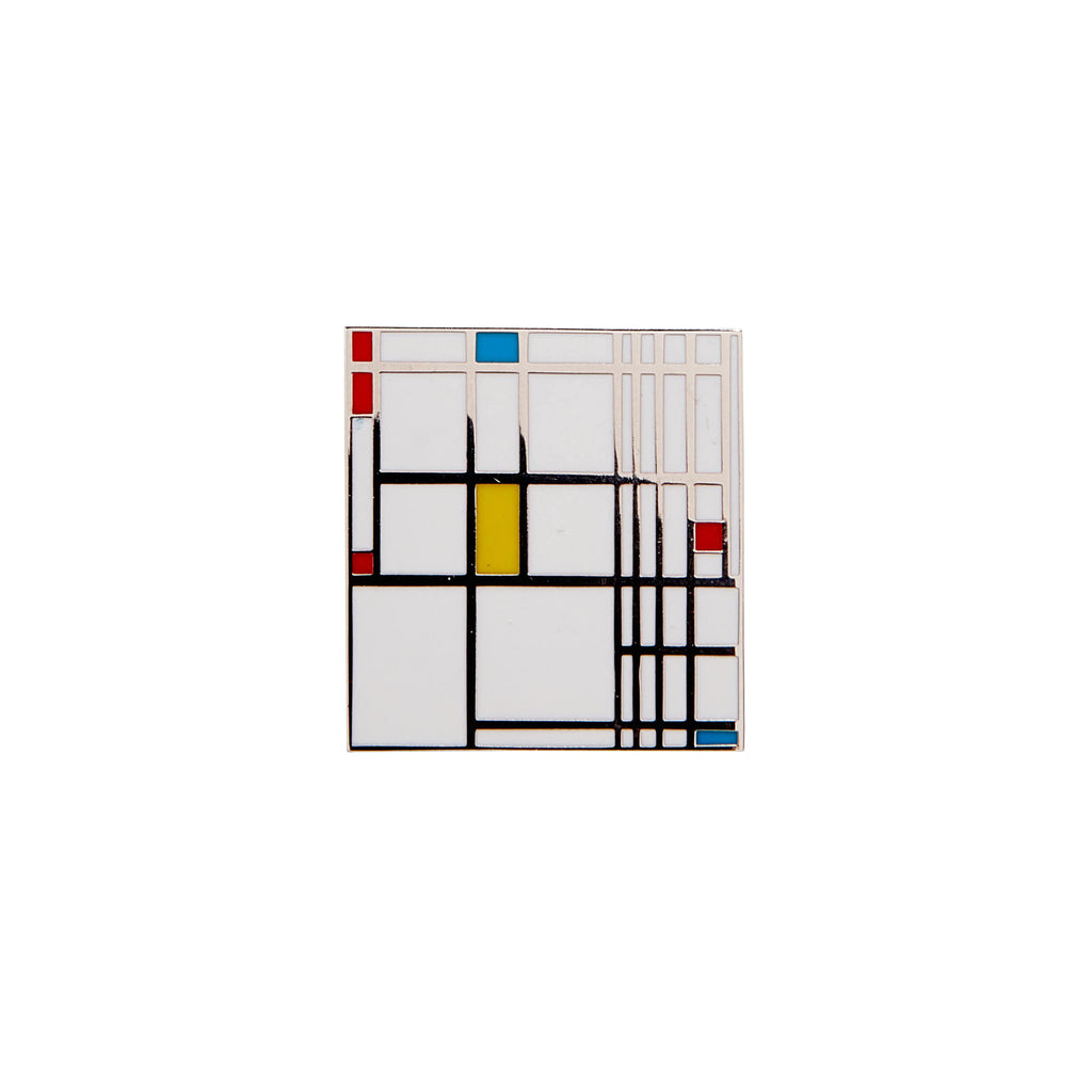 MoMA Mondrian Pin