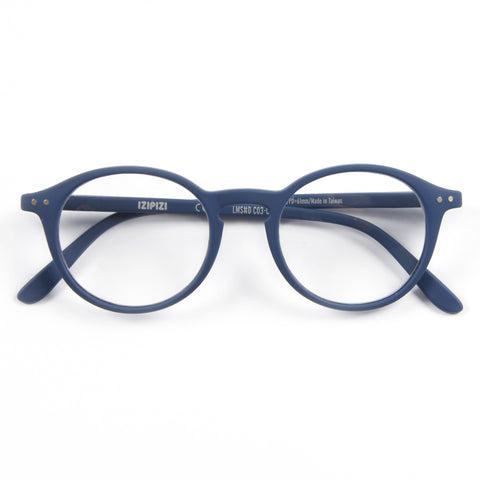 Blue Reading Glasses Style D